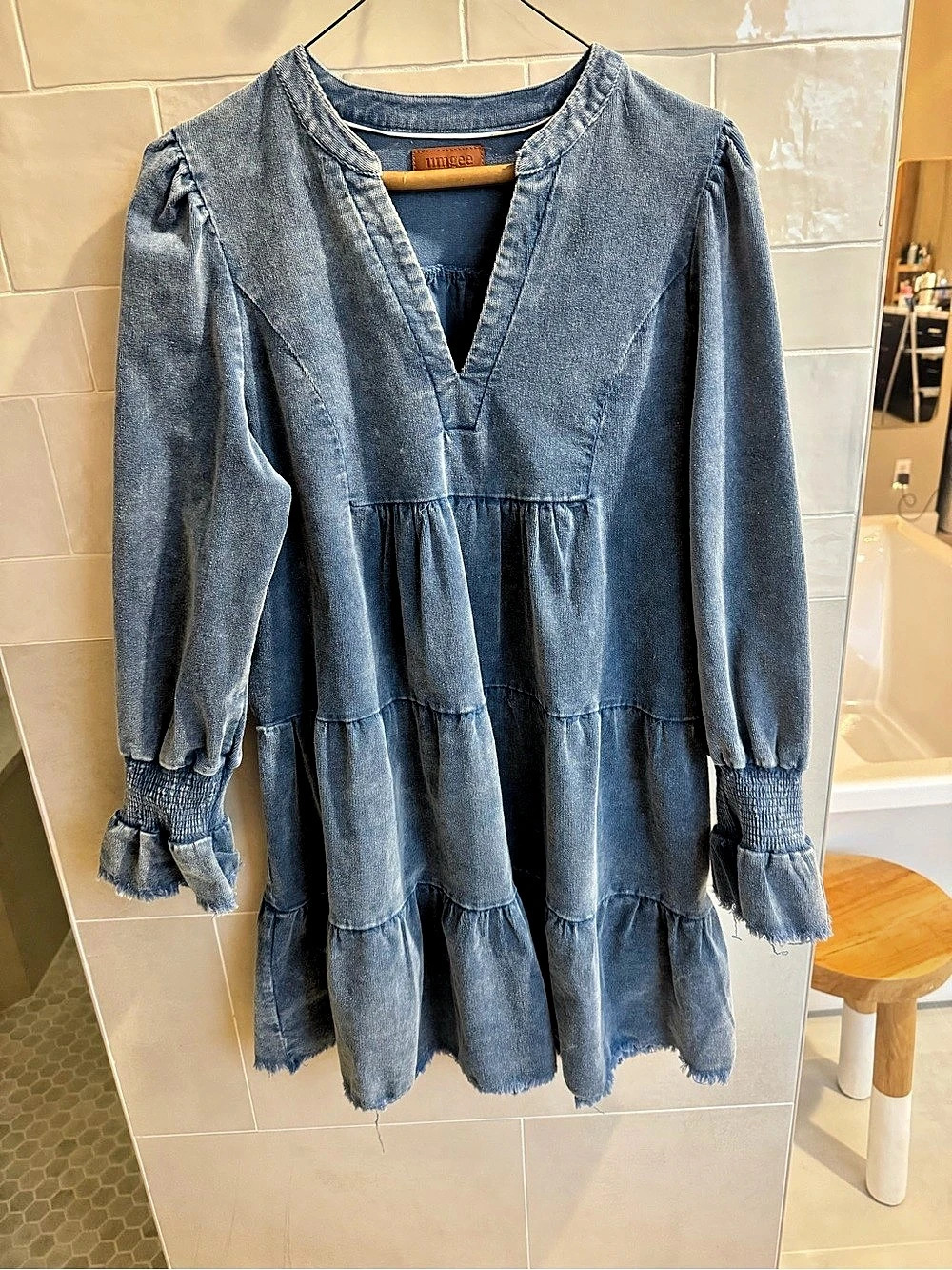 Umgee Mini Dress in Blue